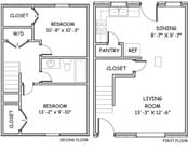 2BR/1BA