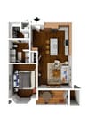 1 Bedroom C Premium