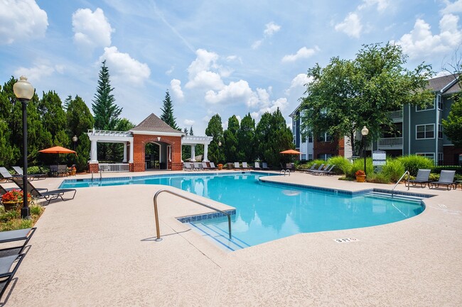 Resort-style Pool and Sundeck with Wi-Fi - Bexley Square at Concord Mills Apartments