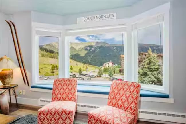 Great bay window views and natural light - 45 Beeler Pl Unit Copper Mountain Telemark