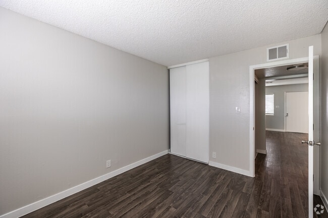 2 BR, 1 BA - 720 SF - First Bedroom