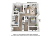 2-Bedroom 2-Bathroom | 1,188 sqft
