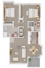 960 sq. ft.