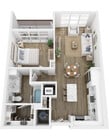 Knoll floor plan The Brinkley at the Edge