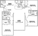 Plano de planta de Trinita Apartamentos Trinity Club