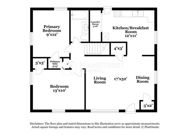 3 Bedroom Pet-Friendly Home in WHITEHALL, OH with Main Street Renewal