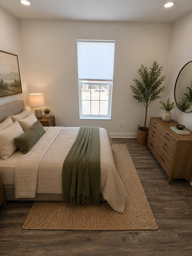 406 Unit 4 1st Bedroom Mock Photo - 406 Main St