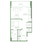 S5 | studio | 553 Sq Ft