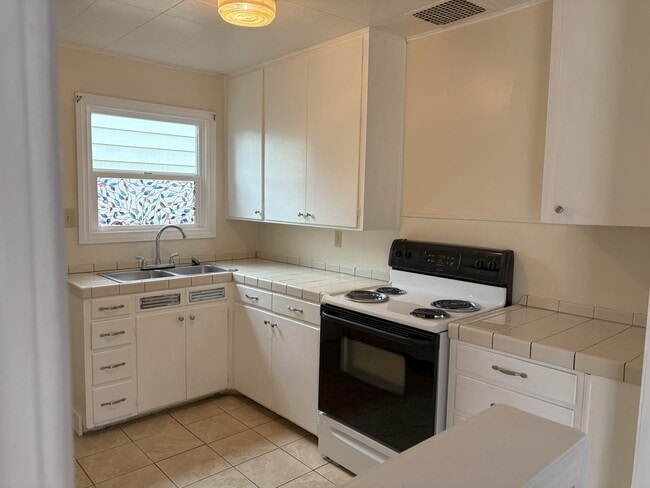 kitchen with range