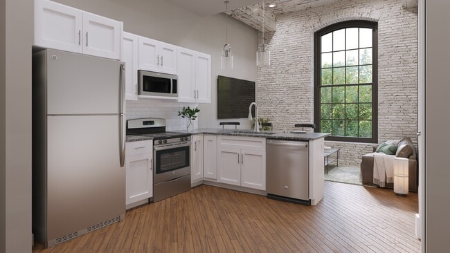 Kitchen and Living Room
