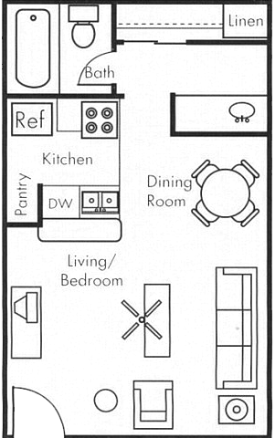Studio One Bathroom - st1b