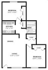 2BR/1BA