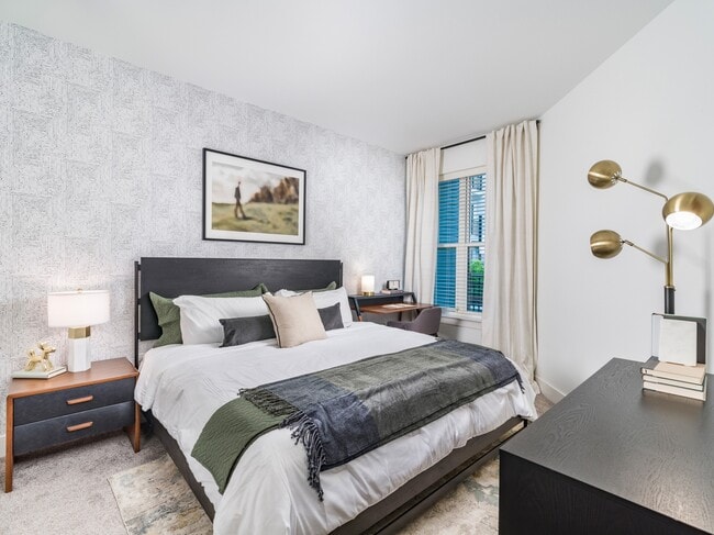 At Modera Montville, our bedrooms offer a serene retreat with spacious layouts and ample natural light, ensuring a restful night's sleep and a perfect start to your day. - Modera Montville