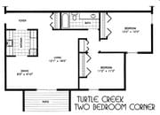 2BR/1BA Corner