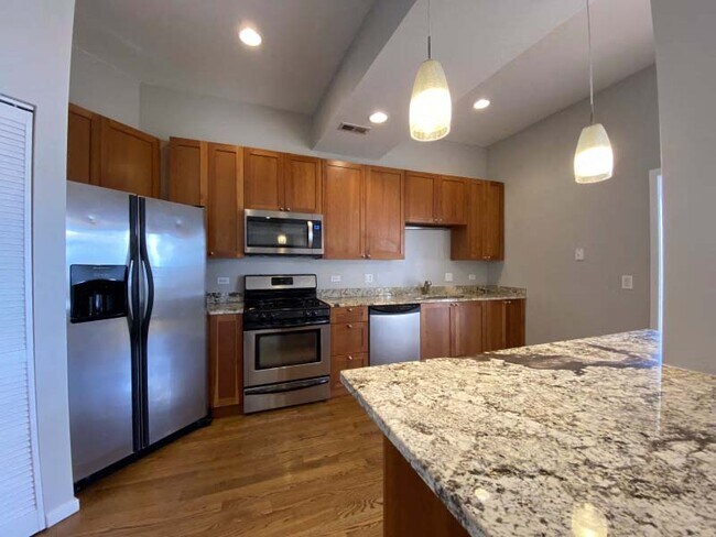Breathtaking kitchen space with a floating island