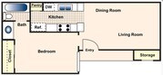 1BR/1BA