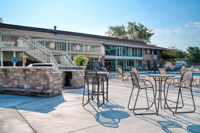 BBQ and eating area