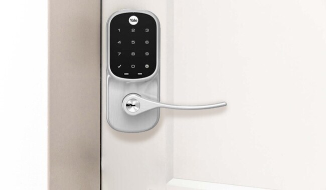 Unlock your front door with just a tap or use your keys; it's up to you.