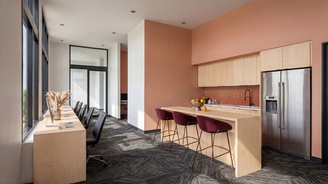 business center view 01 (pre-construction rendering) - The Hub