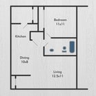 1BR / 1BA