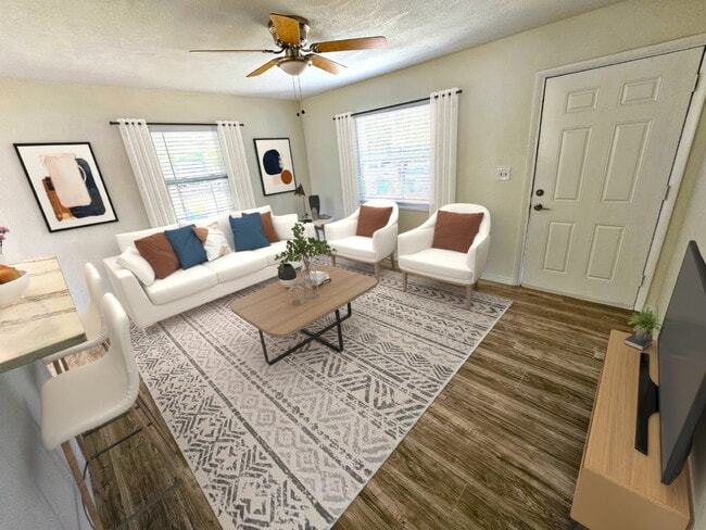 Photo - fully renovated 2-bedroom, 1-bathroom home with bonus guest room or office and oversized fenced yard