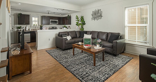 Model-Living-Room-01-Cottages-at-San-Marcos-San-Marcos-TX - Cottages at San Marcos