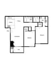2x2 floor plan Redwood Square