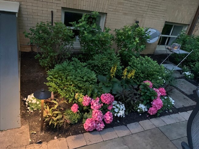 Owners patio at rear of home - 1228 Forest Ave Unit #3
