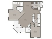 Delano | 2 Bedroom | 2 Bath | 1289 SF