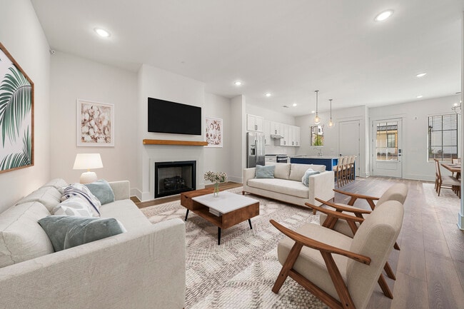 Sala de estar de la caminata por Cedar - Cedar Walk