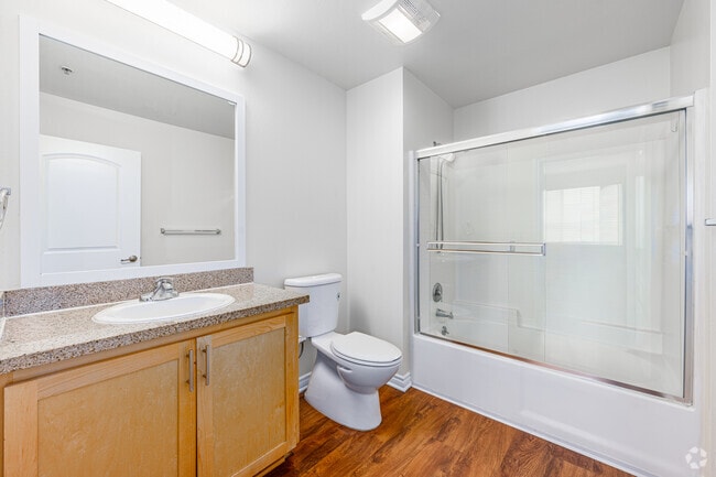 2BR, 2BA - 750SF - Primary Bathroom - Andalucia Senior Apartments