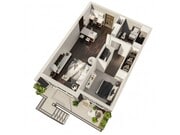 One Bedroom One Bath