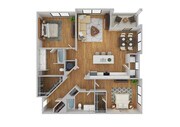 2 Bedroom | 2 Bath | 1265 SF | Renovated