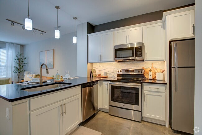 1BR, 1BA - 717SF Sunshine - Kitchen - The Vista at the Heights