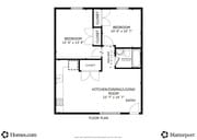 Two Bedroom Floor Plan