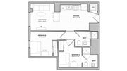 2 Bed, 2 Bath Plus