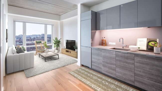 Living Room with Hard Surface Flooring