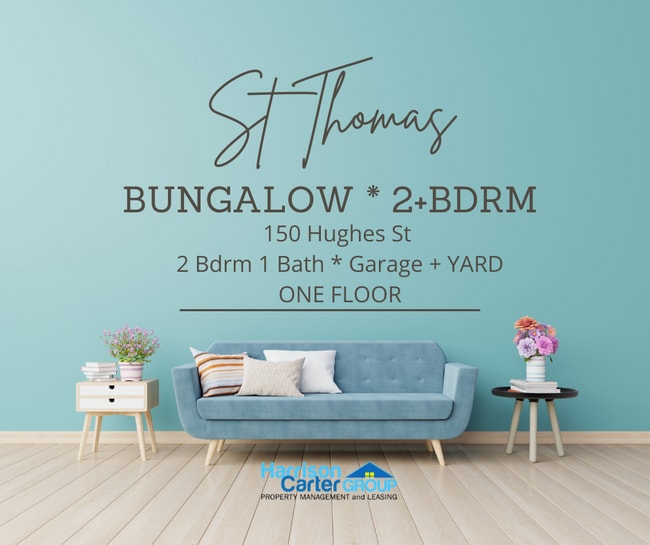 Building Photo - Cute 2 Bdrm * St Thomas * For Rent * Garage * Yard - AVAILABLE June 1