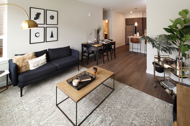 Living and dining area