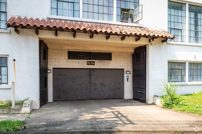 Covered Parking Entrance