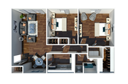 2 Bedroom 1 Bath