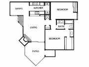2BR/1BA