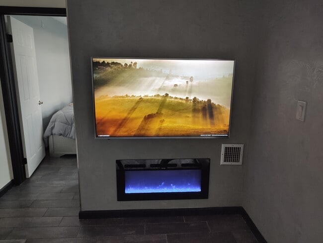 Electric Fireplace - 1970 Columbia St Unit 500