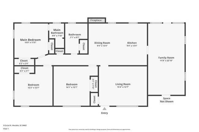 Charming 3-Bedroom Home in Mauldin, SC