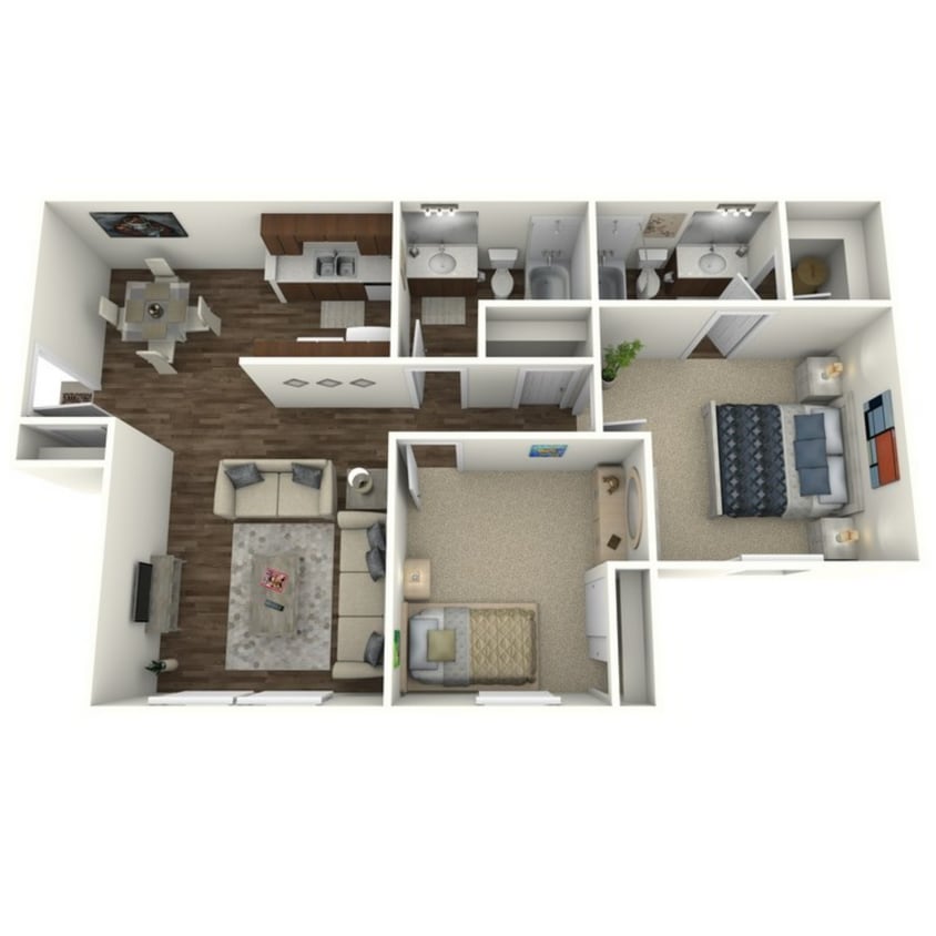 Floor Plan - 2 Bedroom