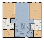 Plano de planta B4 de Broadstone Baybrook