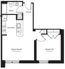 AC-G_1Bed_1Bath_615 Sq Ft