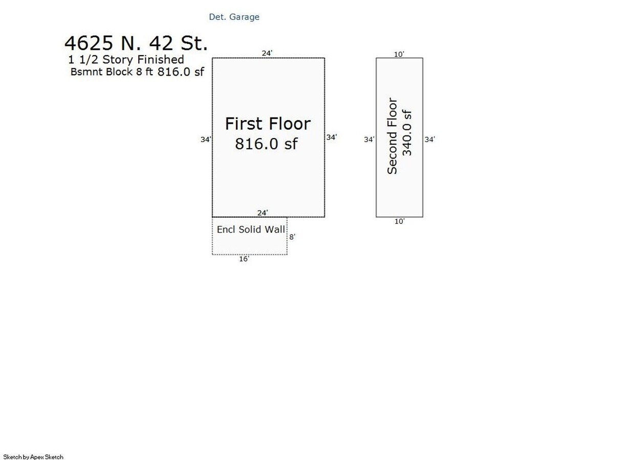 Photo - 3 bed 1 bath with a detached garage and la...