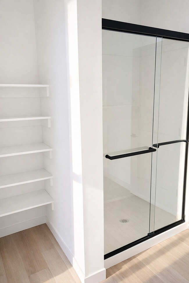 Stand Up Shower Bathroom - Elevate Apartments