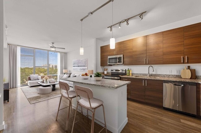 A modern kitchen that flows effortlessly into your living space